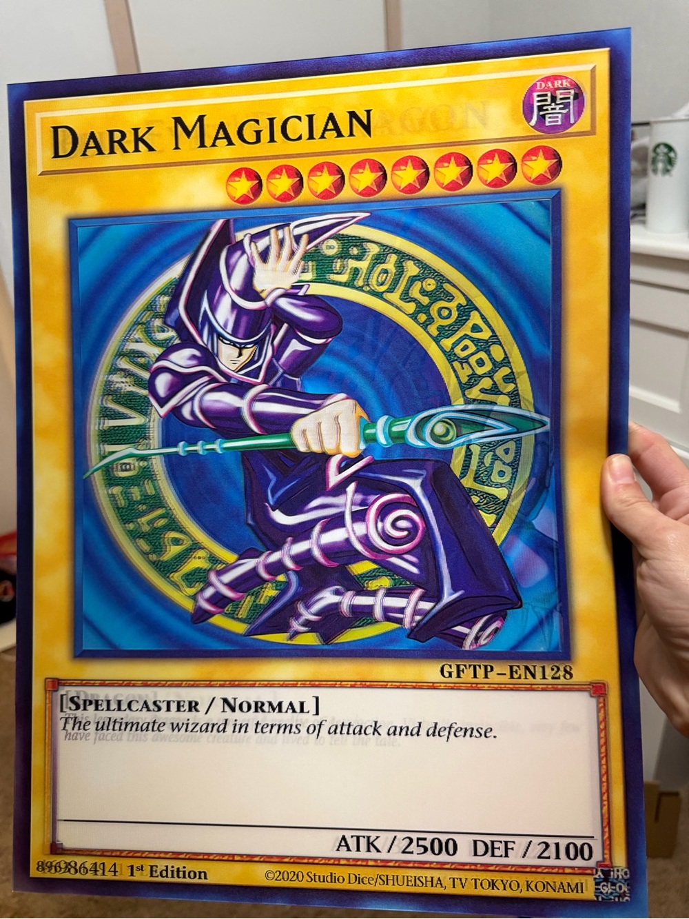 Dark Magician, Red-Eyes B. Dragon and Blue-Eyes White Dragon Yu-Gi-Oh! 3D Poster